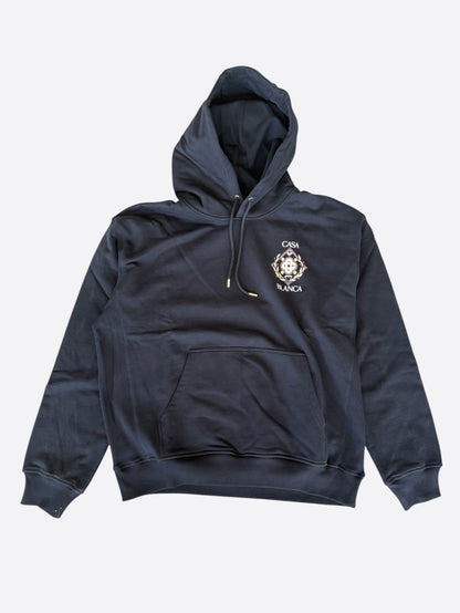Casablanca Black & Multicolor Championship Logo Hoodie