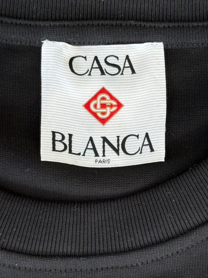 Casablanca Black & Multicolor Ski Club Logo Longsleeve T-Shirt