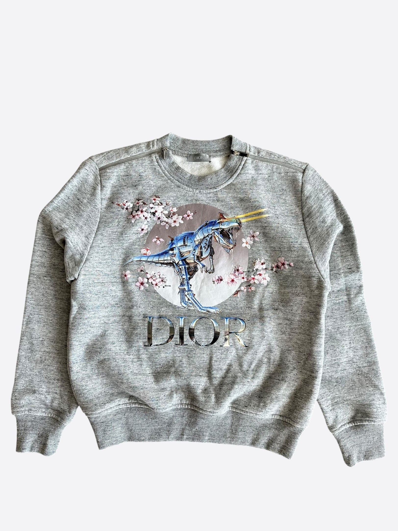 Dior Raymond Pettibon White & Black Embroidered Logo Jeans – Savonches