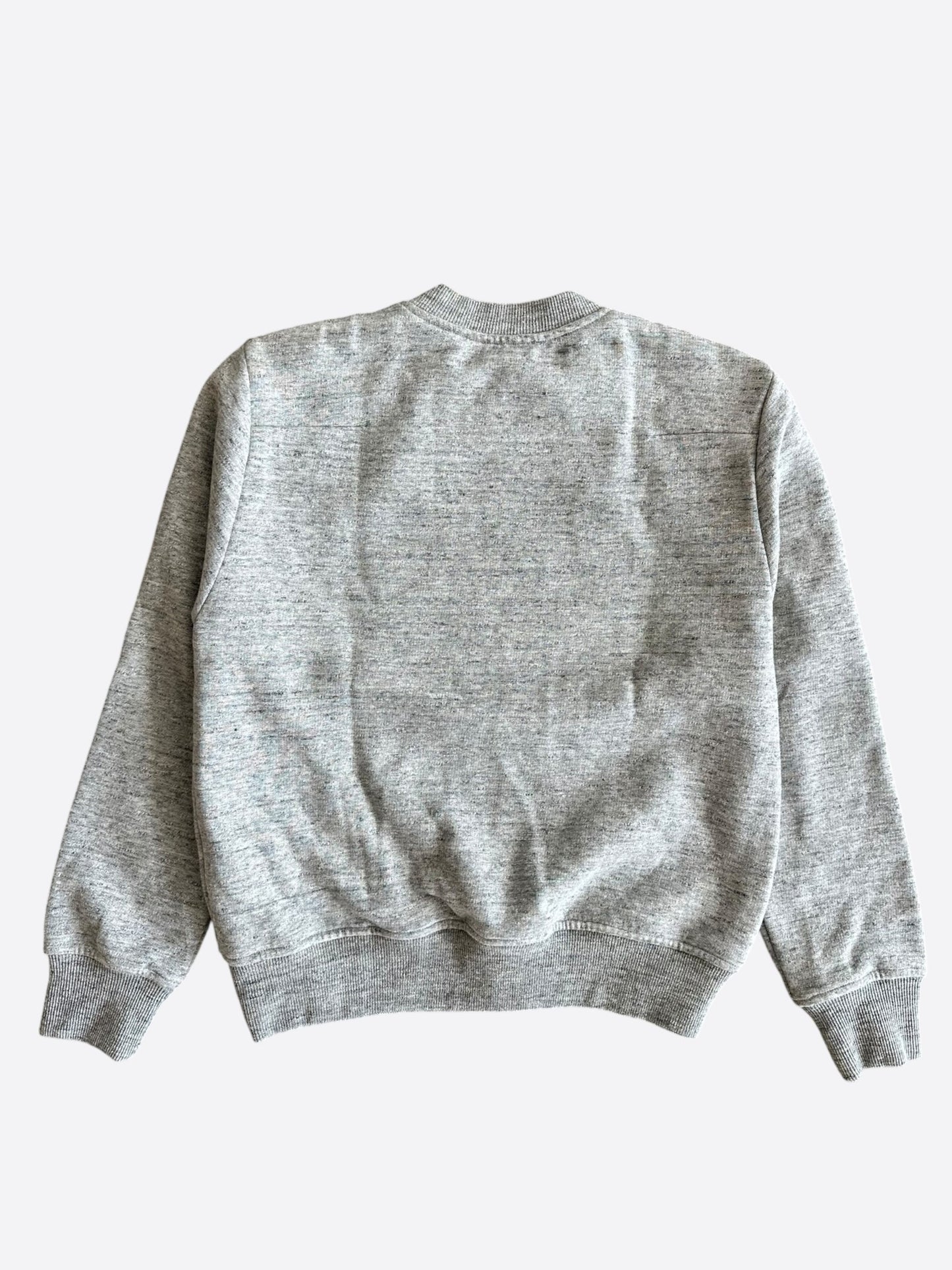 Dior Sorayama Grey Dinosaur Logo Sweater