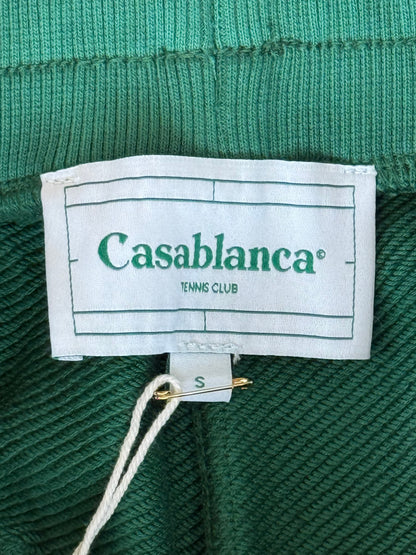 Casablanca Green & White Equipement Sportif Logo Sweatpants
