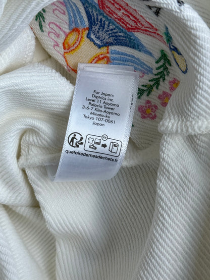 Casablanca White & Multicolor Casa Way Embroidered Logo Shorts