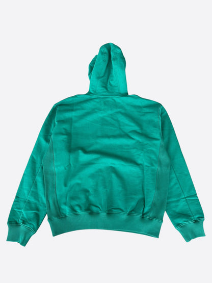 Casablanca Green & White Montagne Logo Hoodie