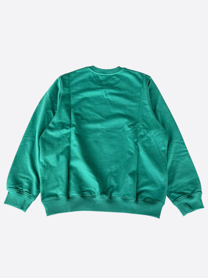 Casablanca Green & White Equipement Sportif Logo Sweater