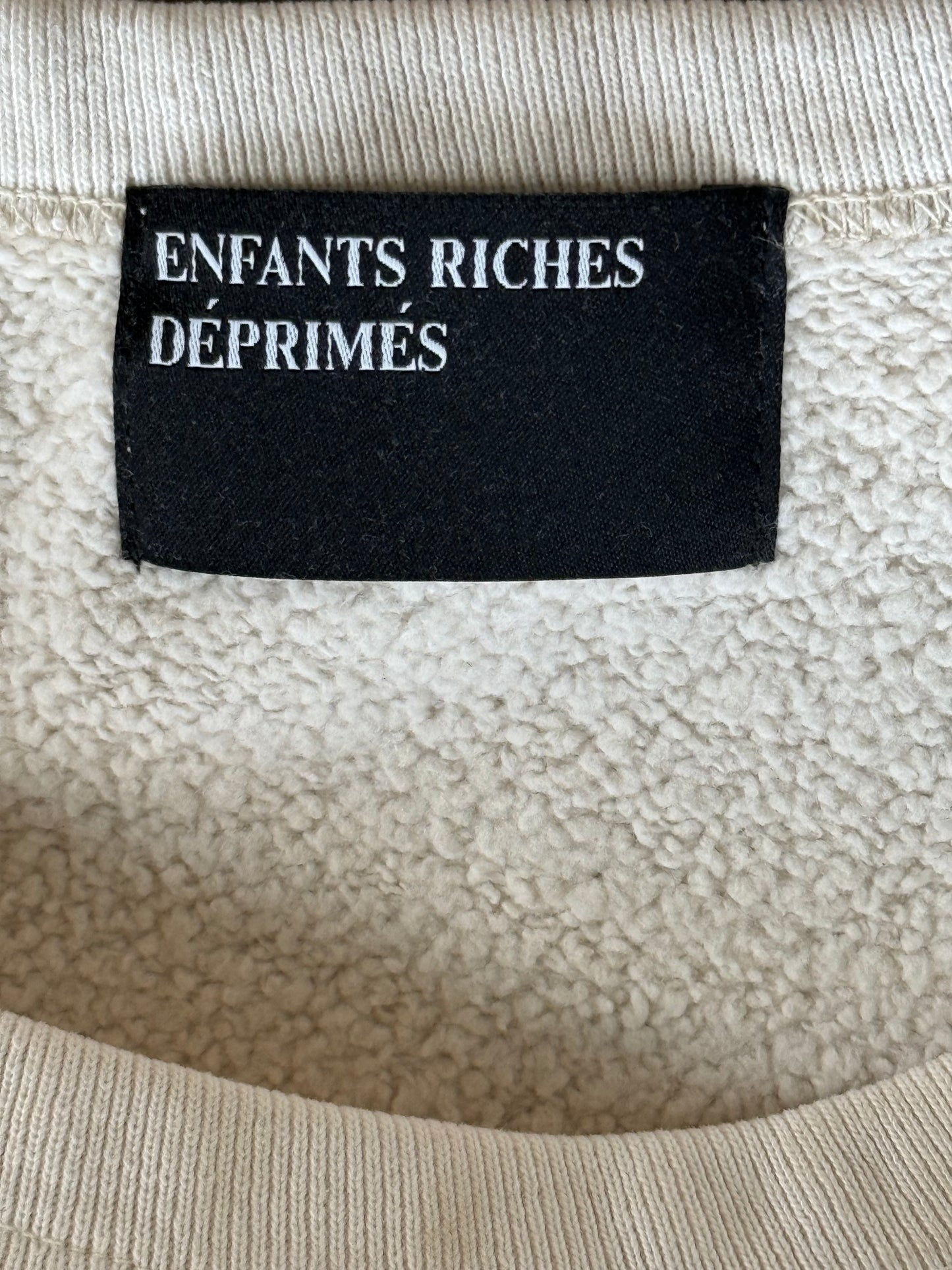Enfants Riches Deprimes White Emmanuelle IV Graphic Sweater