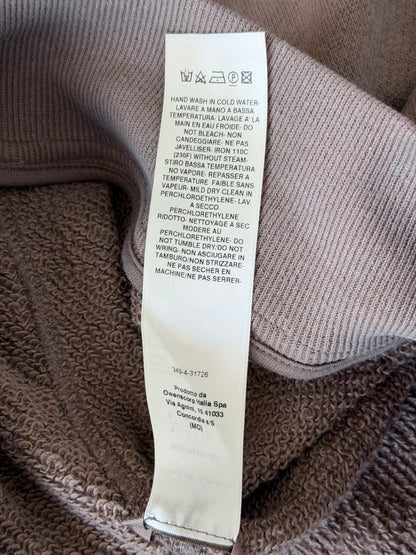 Rick Owens Beige Hollywood Windbreaker Zip Up Hoodie