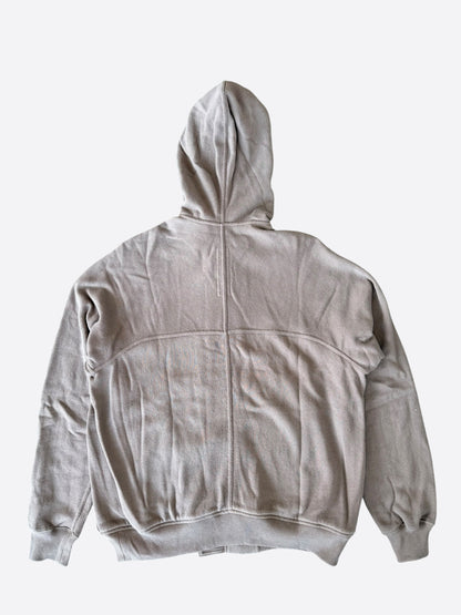 Rick Owens Beige Hollywood Windbreaker Zip Up Hoodie