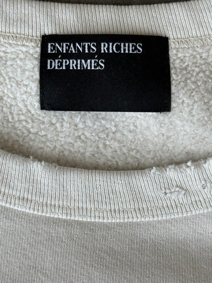 Enfants Riches Deprimes White Boy Hurt In Duel Graphic Sweater