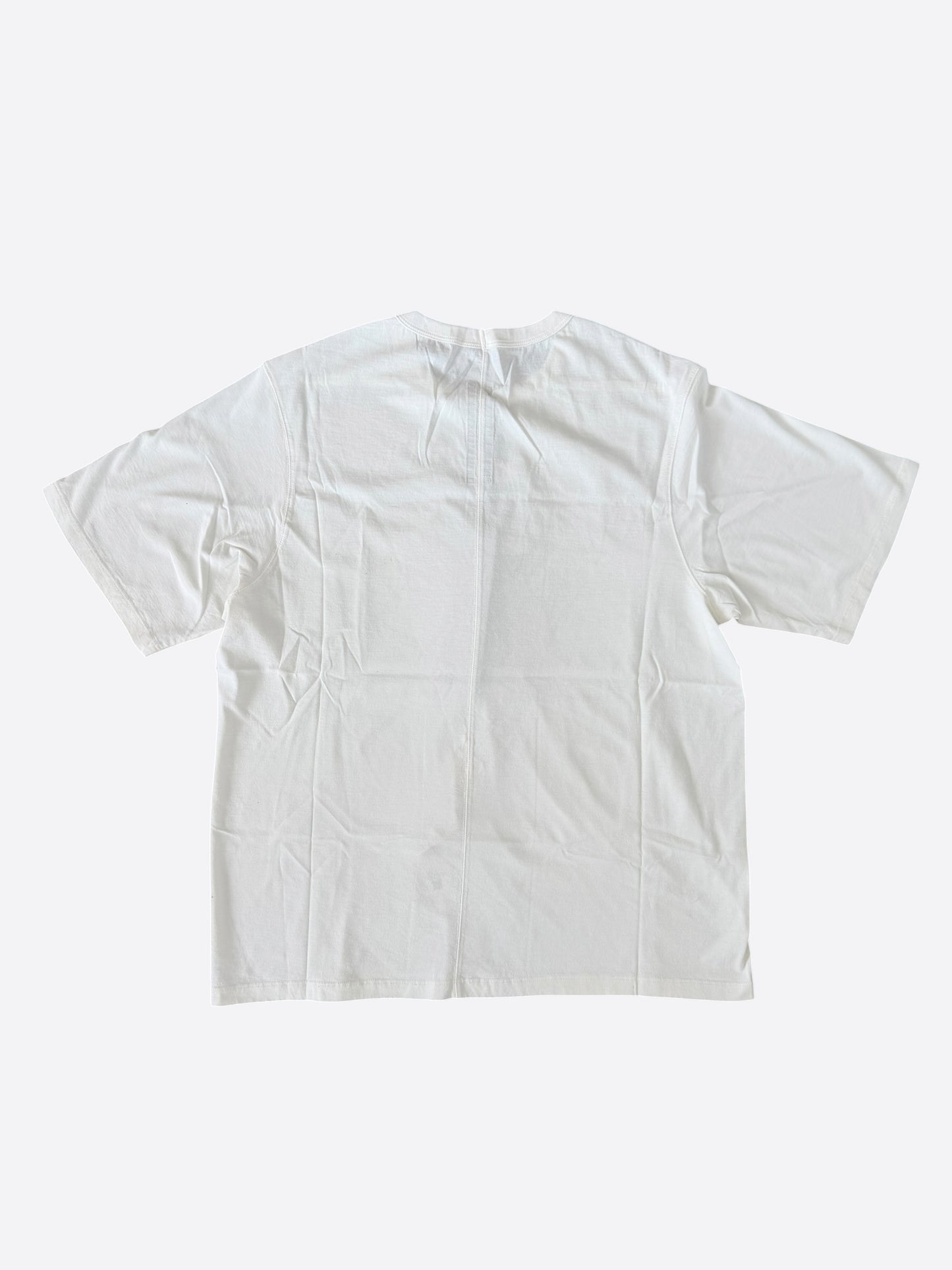 Rick Owens White & Black Temple Of Love Owenscorp Graphic T-Shirt