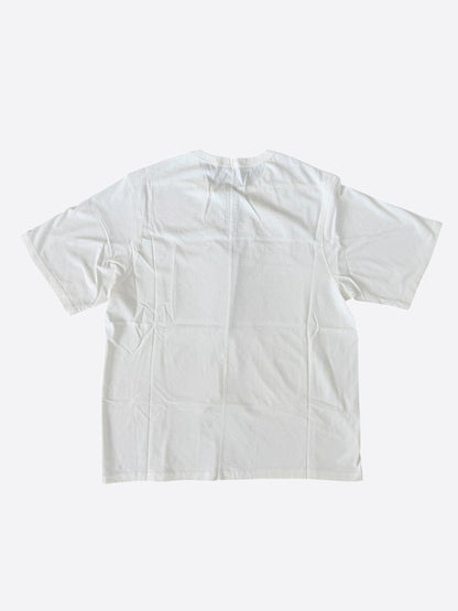 Rick Owens White & Black Temple Of Love Owenscorp Graphic T-Shirt
