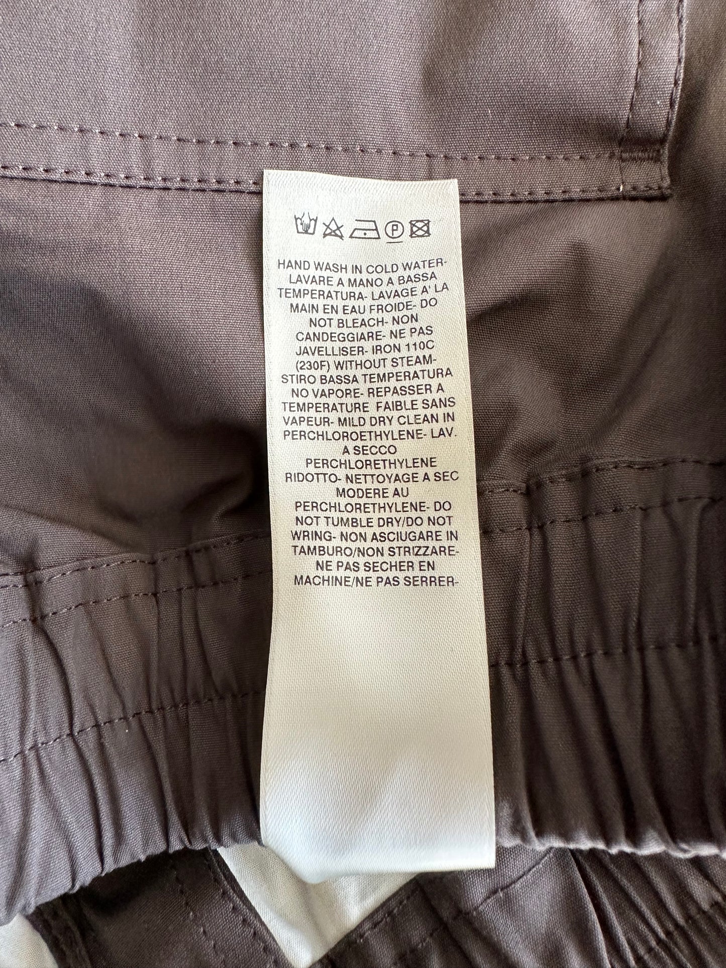 Rick Owens Brown Bauhaus Cargo Pants