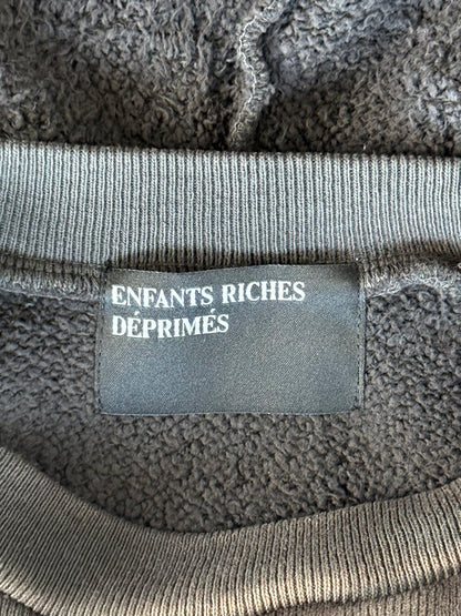 Enfants Riches Deprimes Faded Black & White Voice Thrower Hoodie