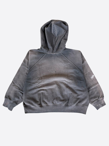 Enfants Riches Deprimes Faded Black & White Voice Thrower Hoodie