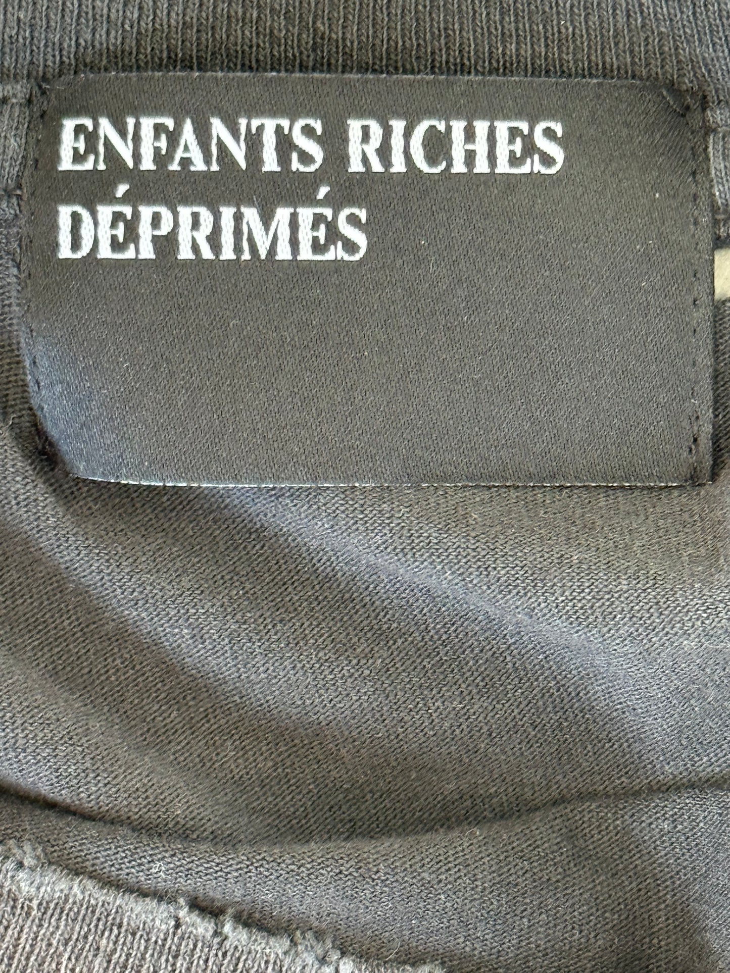 Enfants Riches Deprimes Black & White Hollywood Couronne Graphic T-Shirt