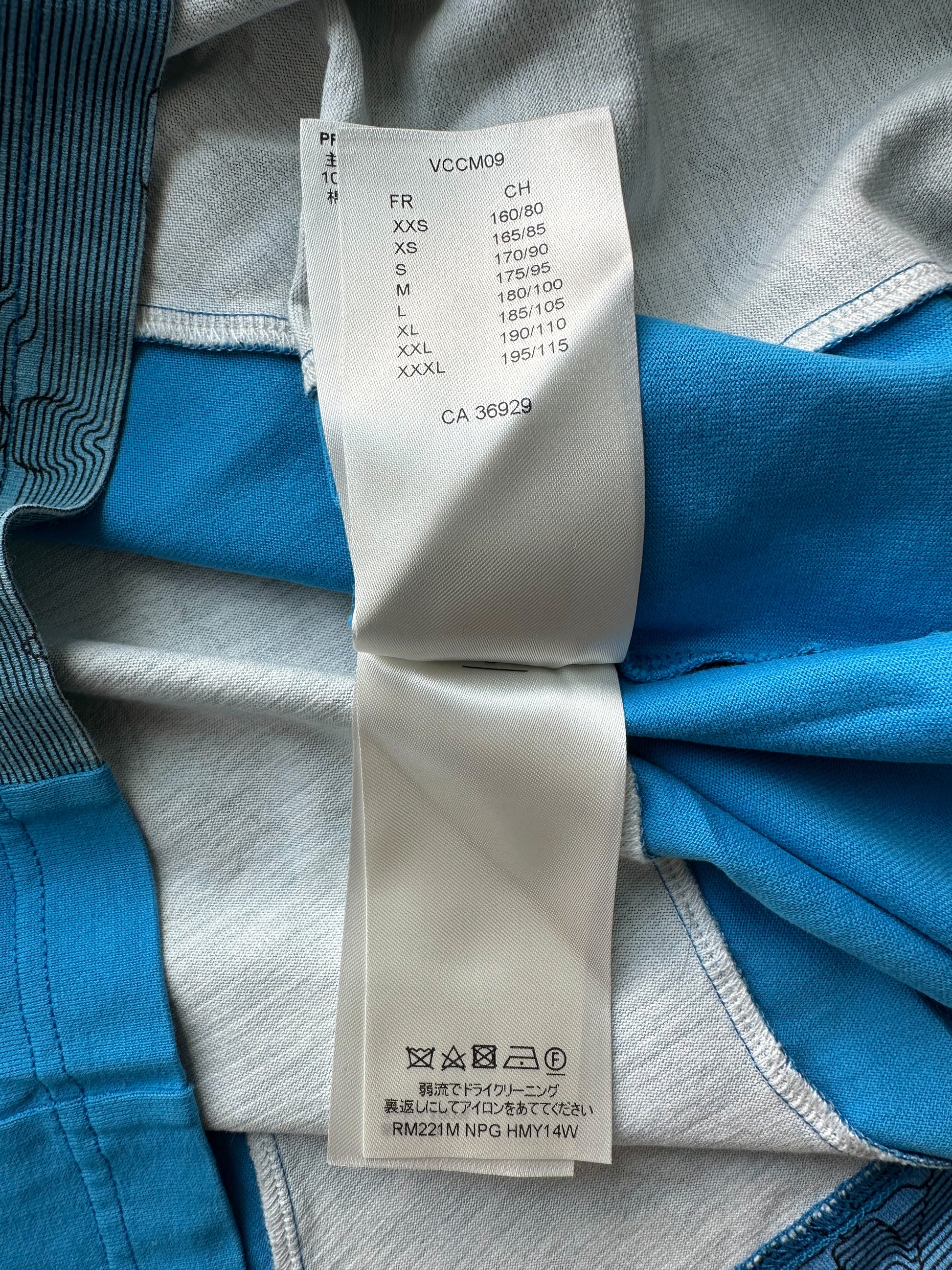 Louis Vuitton Louis Vuitton 2054 Intarsia Printed T-Shirt Blue/Multi for Men