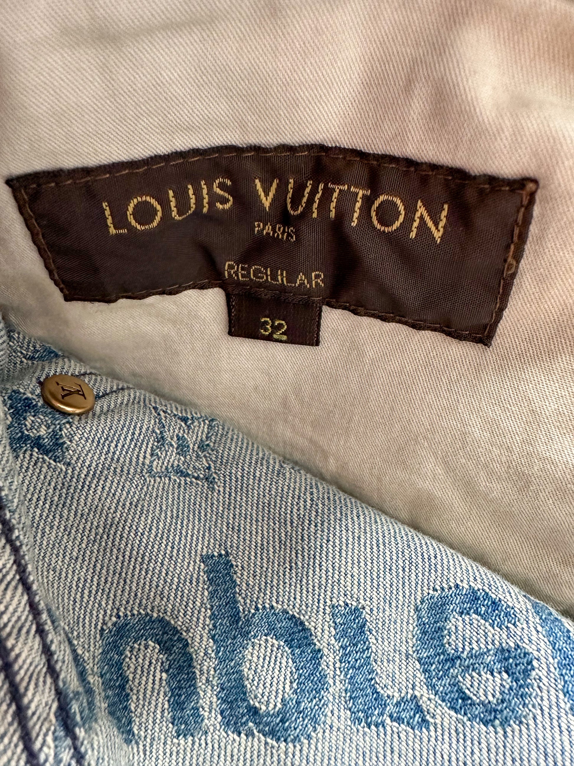 Louis Vuitton Supreme Jeans Pants