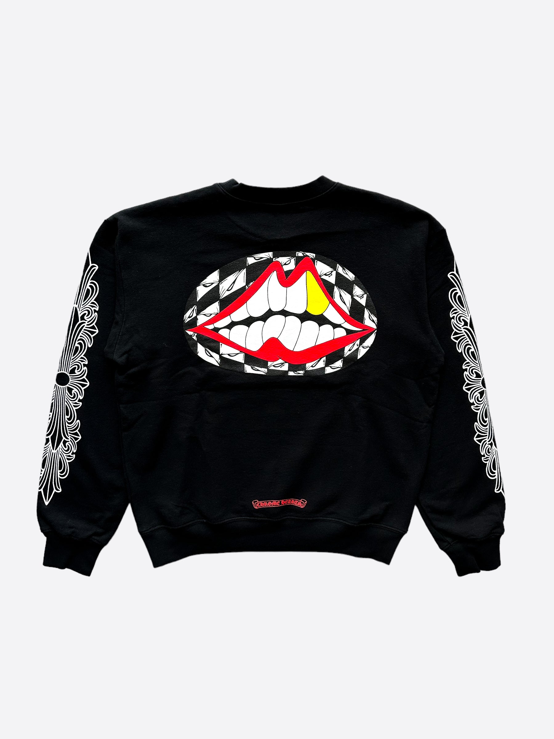 Chrome Hearts Black Matty Boy Chomper Sweater – Savonches