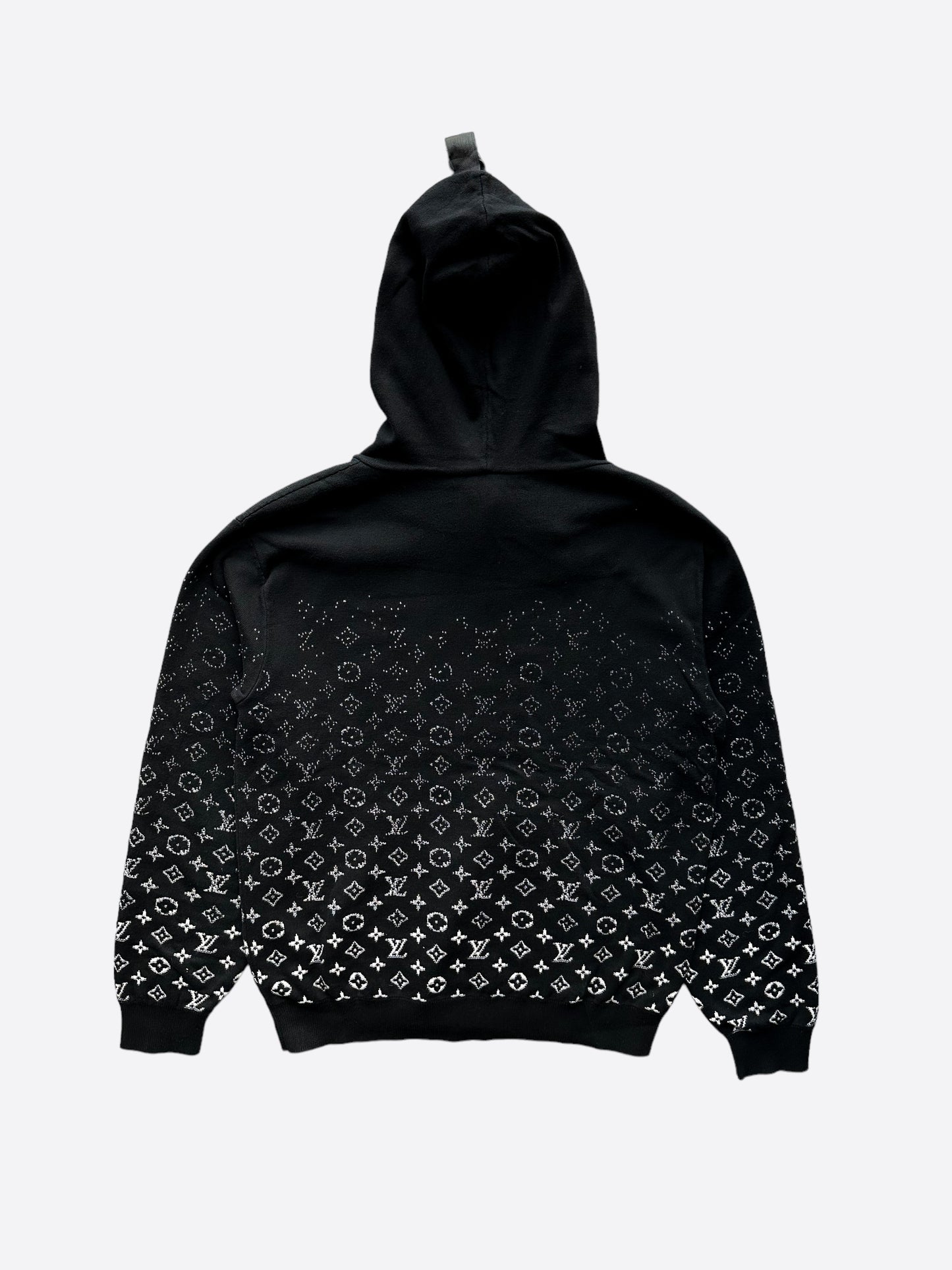 Louis Vuitton 2023 Monogram Gradient Hoodie - Black Sweatshirts