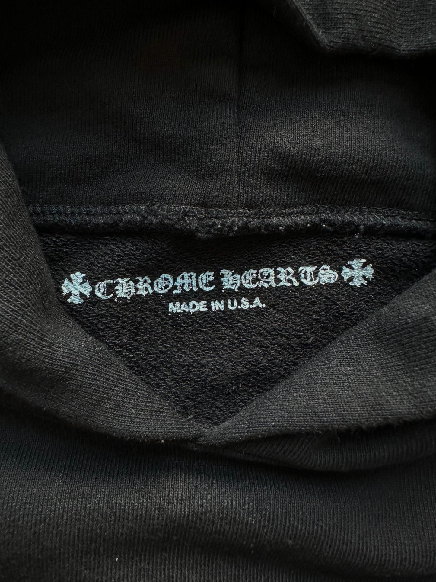 Chrome Hearts Black Matty Boy Stay Fast Hoodie