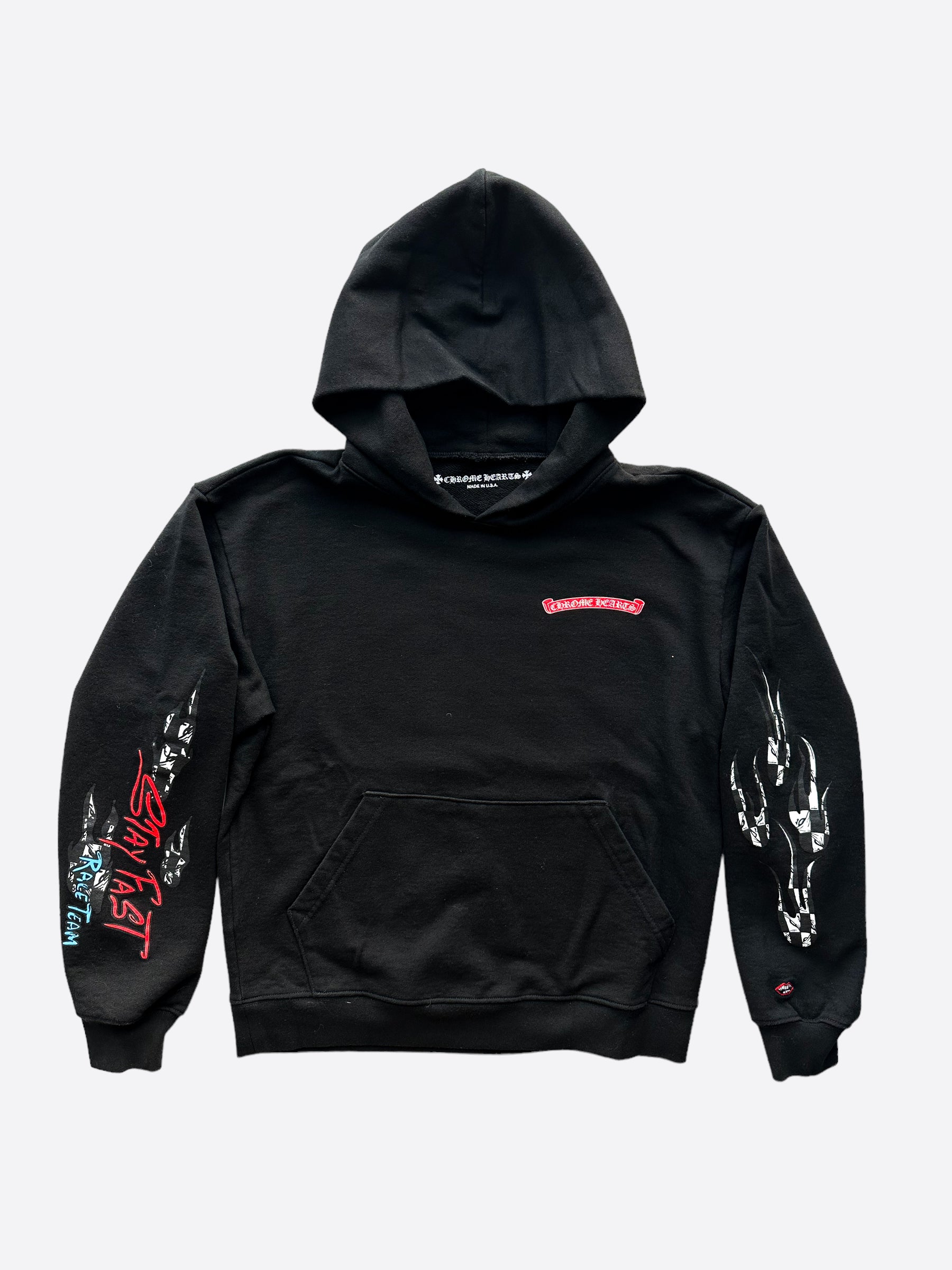 Chrome Hearts Black Matty Boy Stay Fast Hoodie