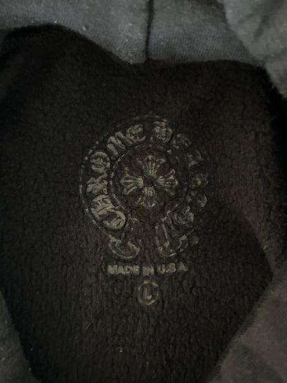 Chrome Hearts Black & White 1988 Script Logo Hoodie