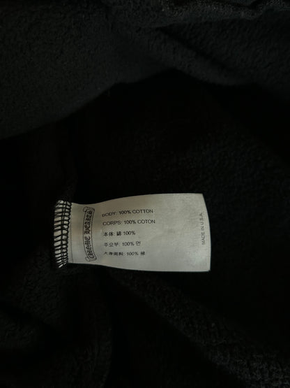 Chrome Hearts Black & White 1988 Script Logo Hoodie