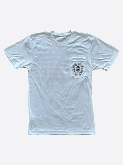 Chrome Hearts White Dagger USA Flag T-Shirt