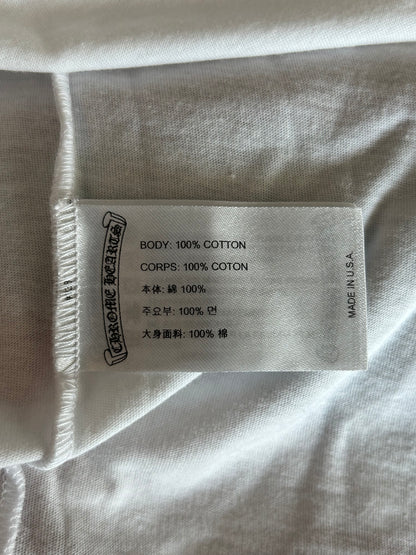 Chrome Hearts White Dagger USA Flag T-Shirt