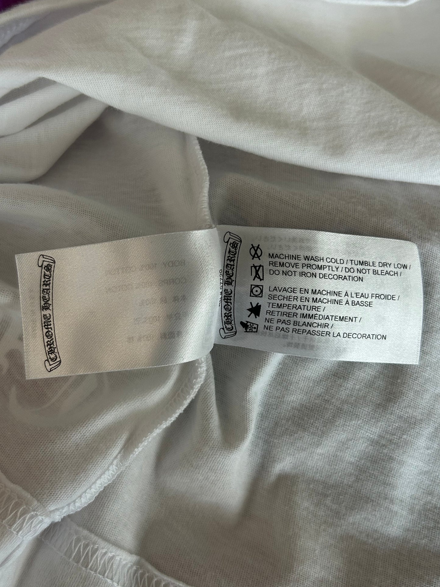 Chrome Hearts White Dagger USA Flag T-Shirt