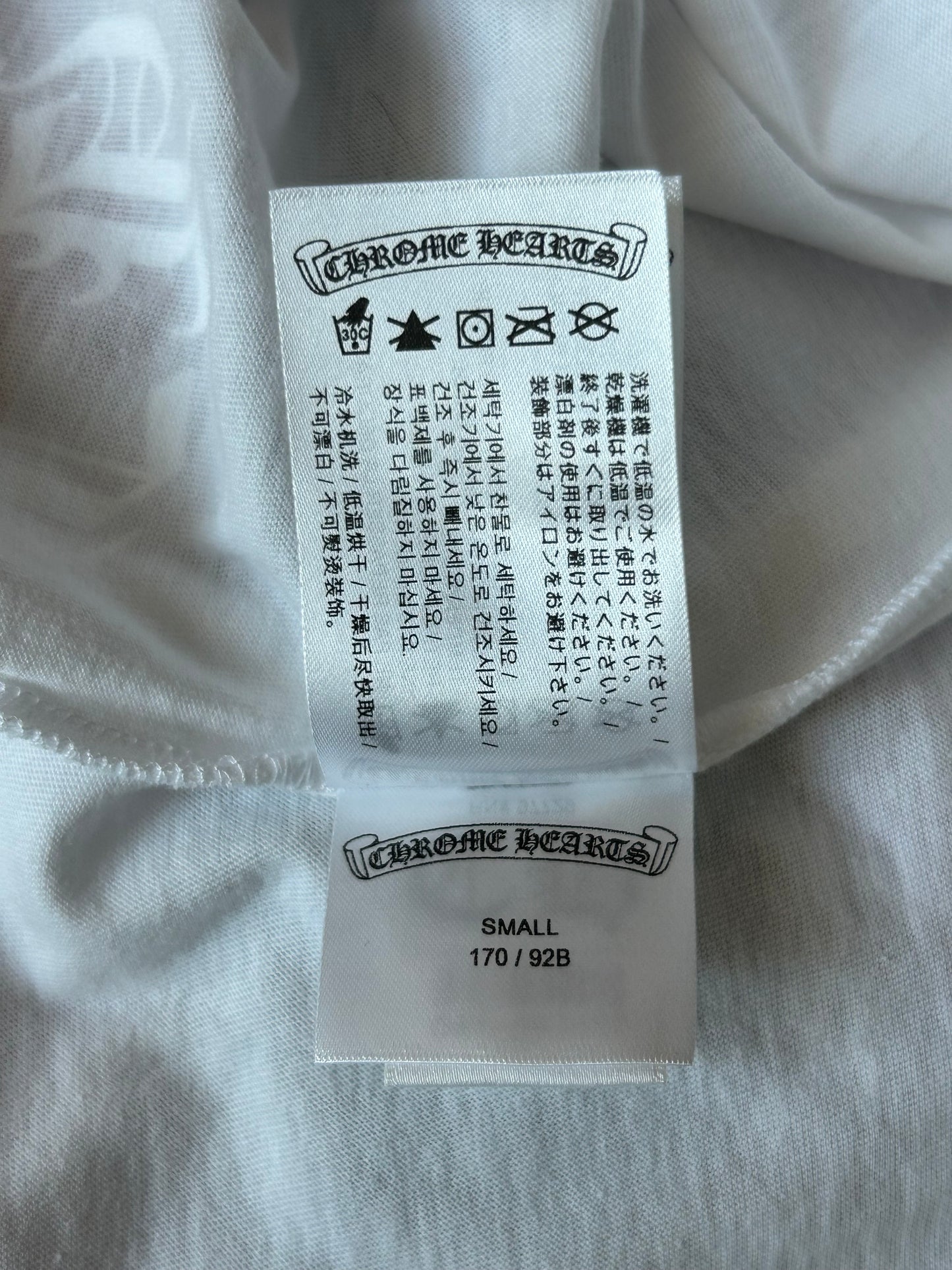 Chrome Hearts White Dagger USA Flag T-Shirt