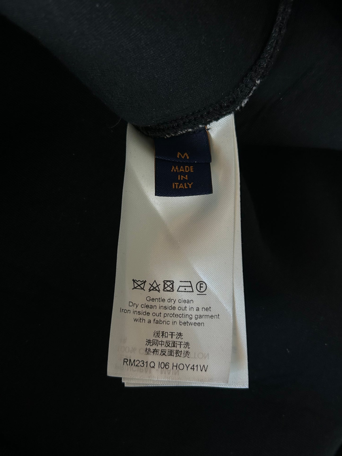 Louis Vuitton Black & White Gradient Monogram Sweater