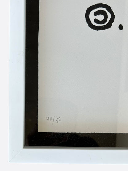 Andre Saraiva Black "Mr A" Painting