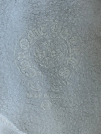 Chrome Hearts White & Blue Script Logo Zip Up Hoodie