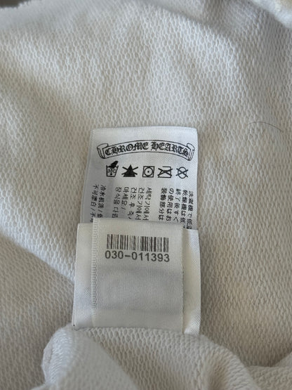 Chrome Hearts White & Black Horseshoe Logo Cross Jacquard Sweatpants