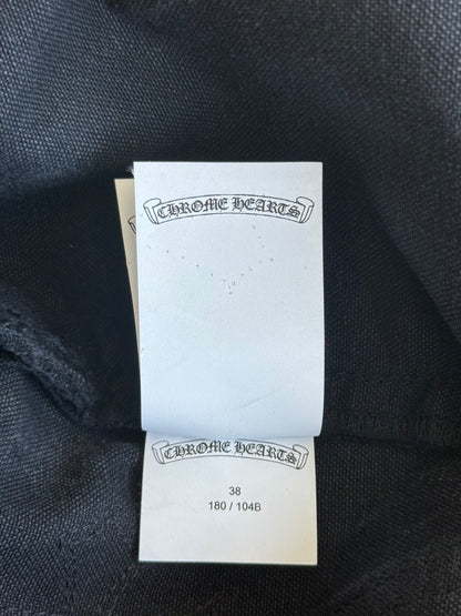 Chrome Hearts Black Cross Patch Carpenter Pants