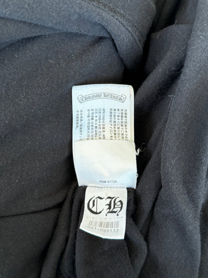 Chrome Hearts Black & Pink Horseshoe Logo T-Shirt