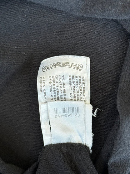 Chrome Hearts Black & Pink Horseshoe Logo T-Shirt
