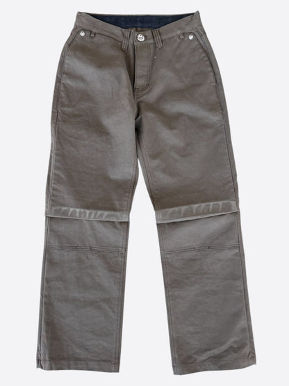 Chrome Hearts Brown & Black Cross Patch Carpenter Pants
