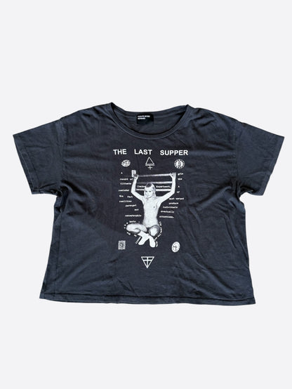 Enfants Riches Deprimes Black & White The Last Supper Graphic T-Shirt