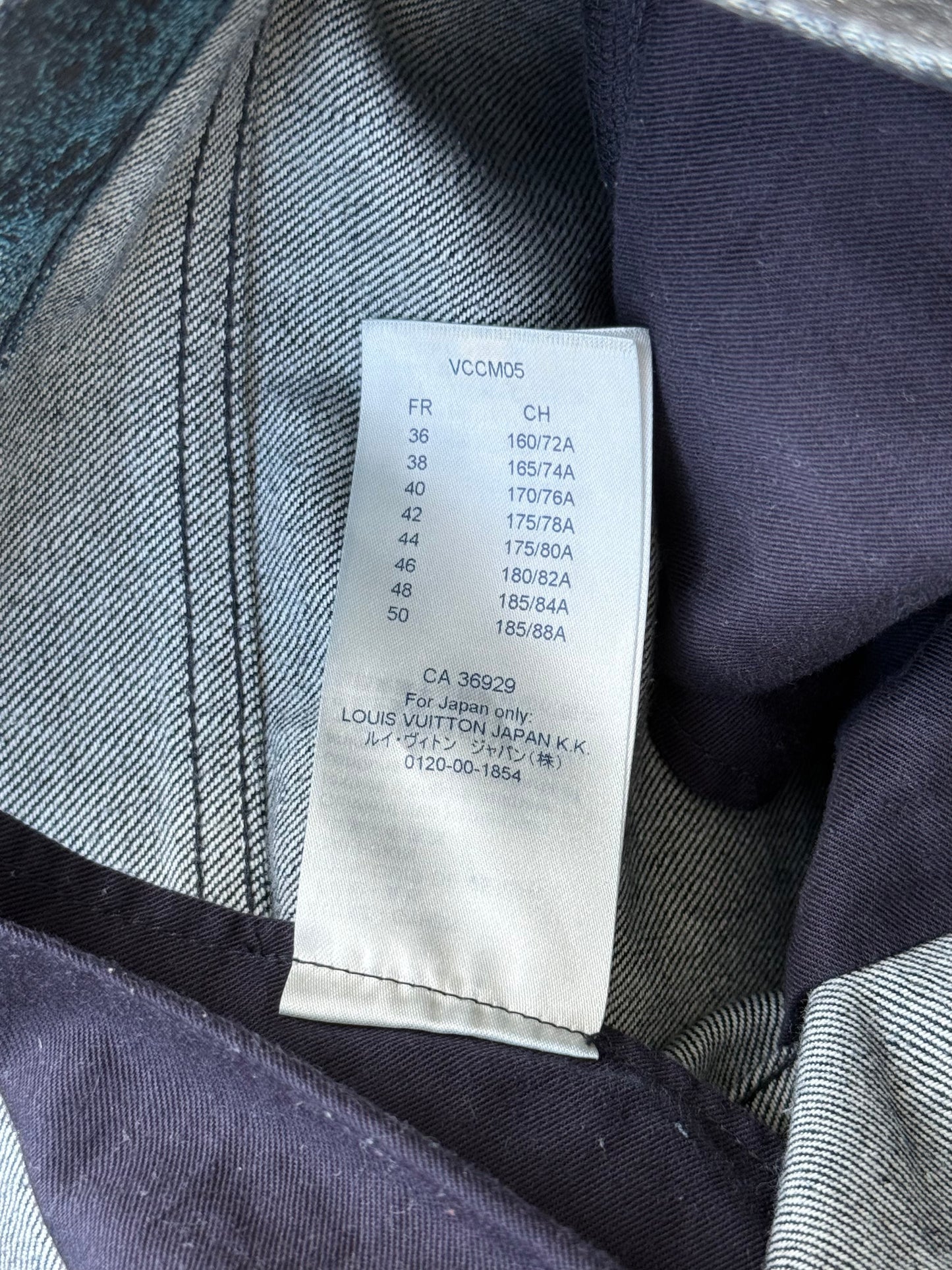 Louis Vuitton Dark Blue Galaxy Monogram Jeans