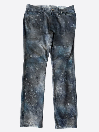 Louis Vuitton Dark Blue Galaxy Monogram Jeans