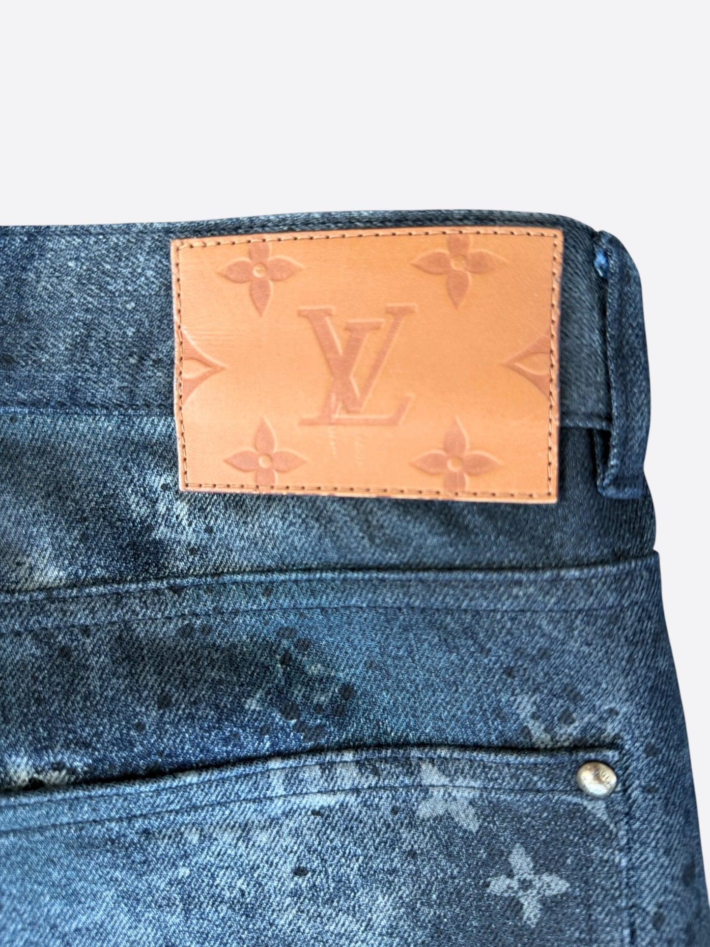 Louis Vuitton Dark Blue Galaxy Monogram Jeans