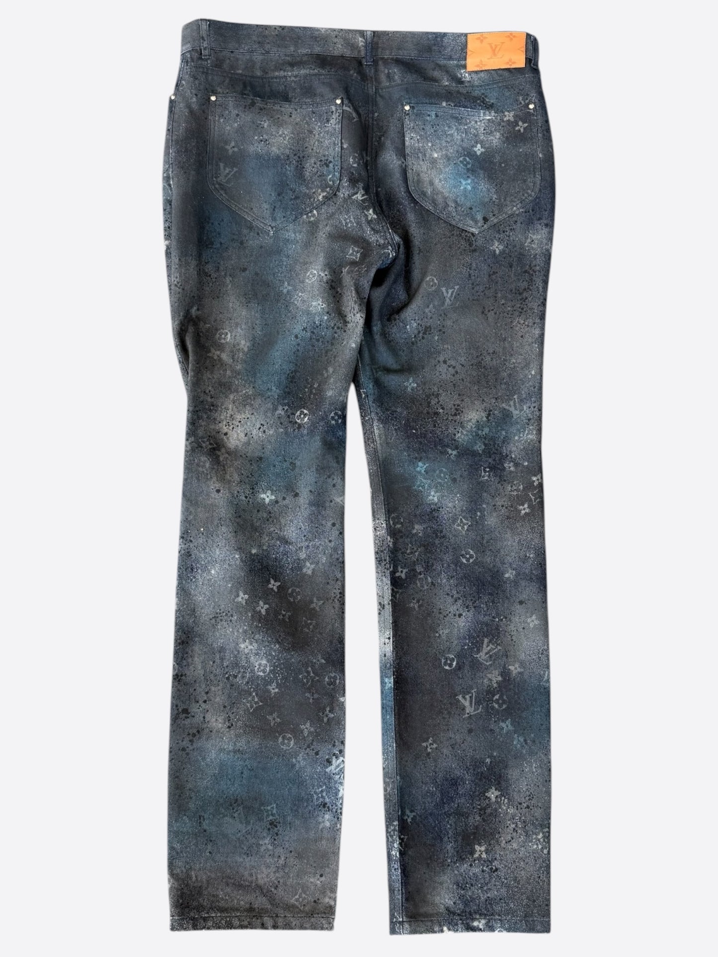 Louis Vuitton Dark Blue Galaxy Monogram Jeans