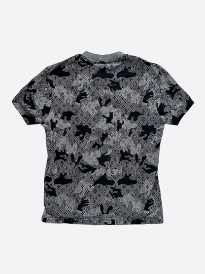 Louis Vuitton Grey Camouflage Monogram T-Shirt