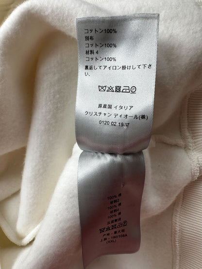 Dior White Oblique Towel Hoodie