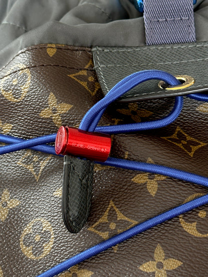 Louis Vuitton Brown & Blue Monogram Outdoor Backpack