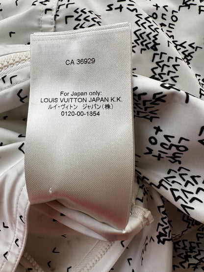 Louis Vuitton White LV Spread Damier Windbreaker