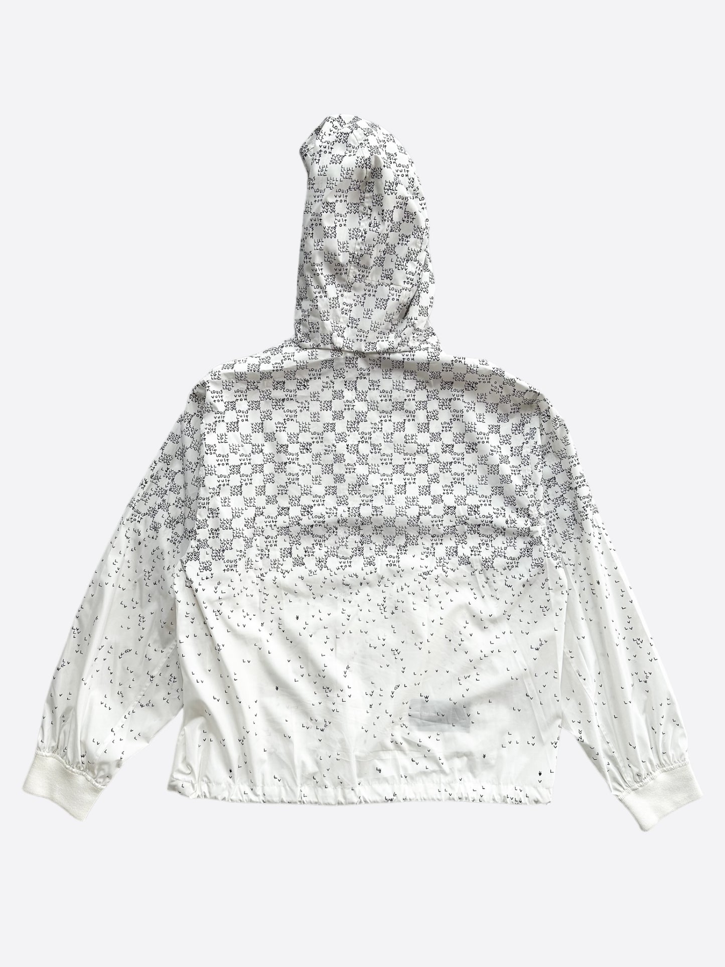 Louis Vuitton White LV Spread Damier Windbreaker