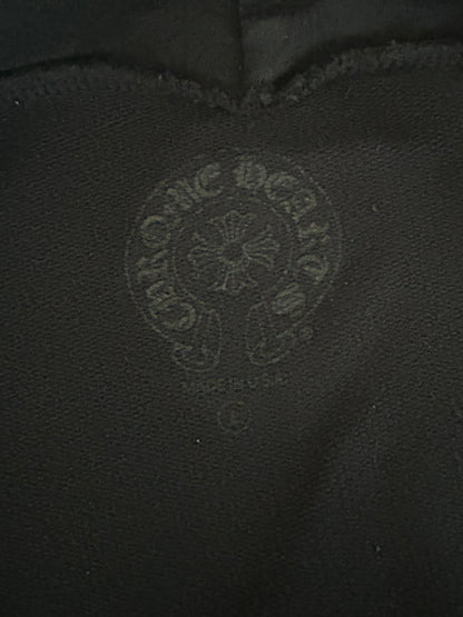 Chrome Hearts Black & White Cross Jacquard Horseshoe Logo Zip Up Hoodie