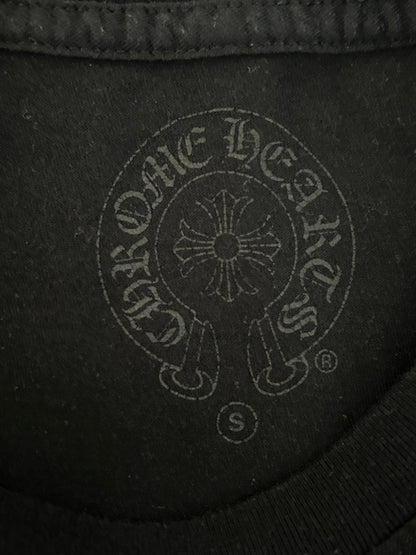 Chrome Hearts Black & White Flame Logo T-Shirt